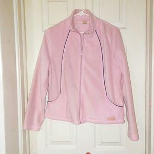 Pink jacket with Navy Blue trim